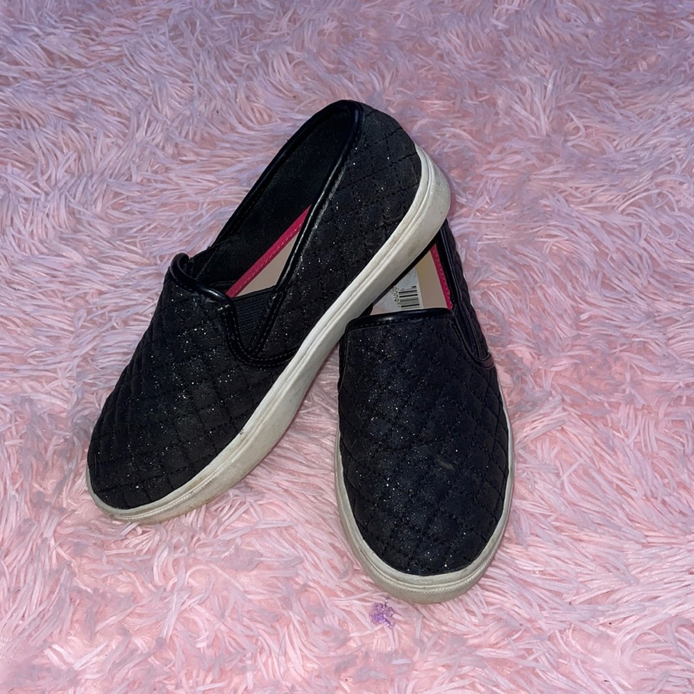 Black slip-ons